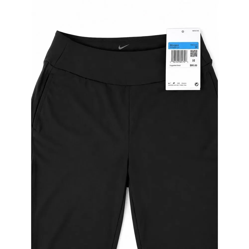 Nike Dri-FIT Bliss 7/8 Joggers Women’s Size M Black Mid-Rise DV9453-010 NWT